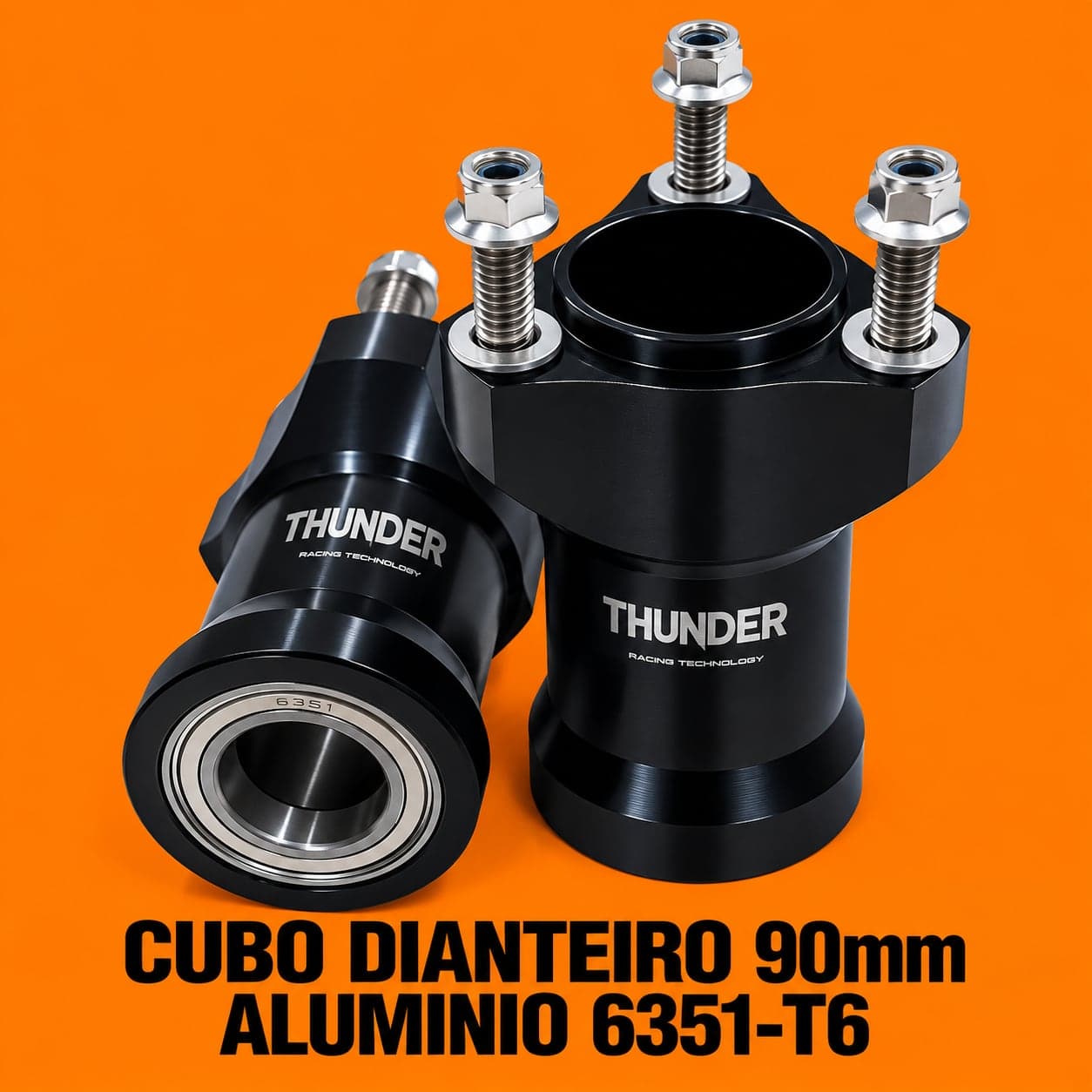 CORPO DO CUBO DIANTEIRO ALUMINIO 90MM